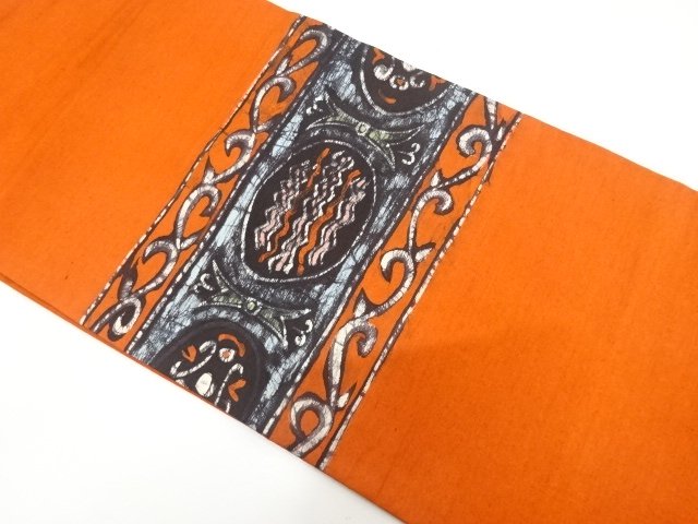 JAPANESE NAGOYA OBI / DYED / ABSTRACT